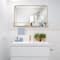 Gold Frame Rectangle Vanity Wall Mirror with Storage - 21.25" x 31.5"